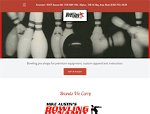 Tablet Screenshot of bowlingdynamix.com